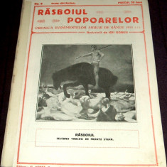 1914 RAZBOIUL POPOARELOR Nr. 8-9 - revista Primul Razboi Mondial WW1, Ion Gorun