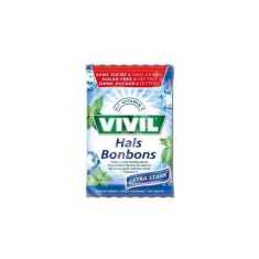 Vivil bomboane Extra Stark menta cu vitamina C fara zahar 60g foto