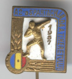 1957 A 2a Spartachiada a tineretului - Insigna sport Romania