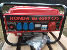 Generator Honda, 5 kw, 220v/380v, benzina + GPL, NOU, livrare gratuita foto