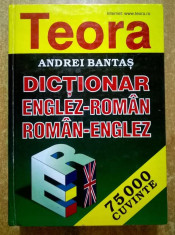 Andrei Bantas ? Dictionar englez-roman, roman-englez {75.000 cuvinte} foto
