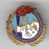 1951 SKI Jocurile Mondiale de iarna - Insigna Romania