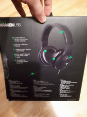 Casti gaming RAZER Kraken USB, negru foto