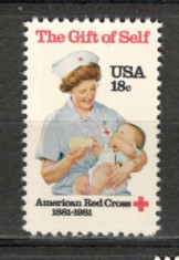 S.U.A.1981 100 ani Crucea Rosie SU.564 foto