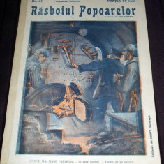 1915 RAZBOIUL POPOARELOR Nr. 37 - revista Primul Razboi Mondial WW1, Ion Gorun