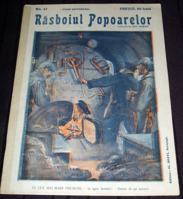 1915 RAZBOIUL POPOARELOR Nr. 37 - revista Primul Razboi Mondial WW1, Ion Gorun foto