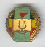 Festivalul national CANTAREA ROMANIEI - Insigna Romania