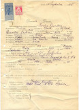 Z290 DOCUMENT VECHI -SCOALA COMERCIALA , BRAILA - IORDAN DUMITRIU -AN 1925
