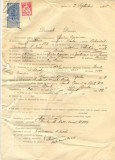 Z296 DOCUMENT VECHI -SCOALA COMERCIALA , BRAILA - SPIRIDON CRACANESCU -AN 1925