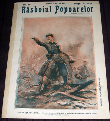 1915 RAZBOIUL POPOARELOR Nr. 46 - revista Primul Razboi Mondial WW1, Ion Gorun foto