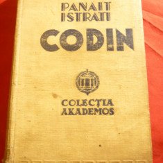 Panait Istrati - CODIN - Ed. IG Hertz 1935 - Prima Ed. in lb. romana