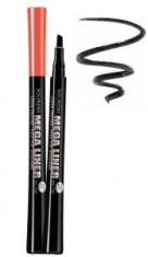 Tus De Ochi Bourjois Mega Liner - 01 Dark Black foto