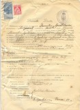 Z293 DOCUMENT VECHI -SCOALA COMERCIALA , BRAILA - DUMITRU APOSTOLESCU -AN 1925