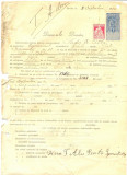 Z286 DOCUMENT VECHI -SCOALA COMERCIALA , BRAILA - THEDOR S. ALBU -AN 1925