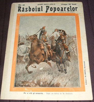 1915 RAZBOIUL POPOARELOR Nr. 48 - revista Primul Razboi Mondial WW1, Ion Gorun foto