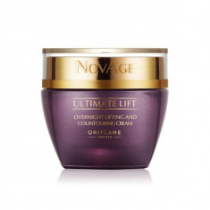 Crema de noapte cu efect de lifting &amp;amp; definire a conturului facial Ultimate Lift 40+ foto