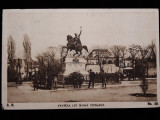 BUCURESTI - STATUIA LUI MIHAI VITEAZU - - CARTE POSTALA ANUL 1926, Circulata, Fotografie