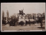 BUCURESTI - STATUIA LUI MIHAI VITEAZU - - CARTE POSTALA ANUL 1926, Circulata, Fotografie