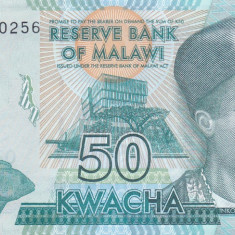 Bancnota Malawi 50 Kwacha 2016 - P64c UNC ( semn nou pentru nevazatori )