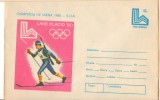 IP 9856 INTREG POSTAL: OLIMPIADA IARNA 1980, LAKE PLACID - SUA. COMBINATA NORDIC