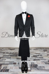 Costum ceremonie , barbati , Slim Fit , Negru, Cod: Costum B.2105-341 Clasic Negru (Culoare: Negru, Marime Costum: 60) foto