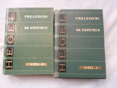 Hegel - Prelegeri de estetica - 2 vol. foto