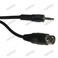 Cablu DIN tata - jack 3,5mm tata, 1,2m - 401682 foto