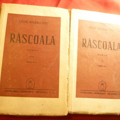 Liviu Rebreanu - Rascoala - Ed. 1945 -Cugetarea , vol. 1+2