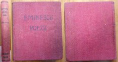 Mihai Eminescu , Poezii , 1939 , editia Municipiului Bucuresti , ilustrata foto