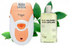 Pachet epilator Trion si Ulei dupa epilare 300ml foto