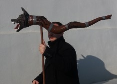 Lup dacic, draco - stindardul de lupta al dacilor foto