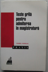 Viorel Voineag - Teste Grila Pentru Admiterea In Magistratura (ed ALL BECK 2000) foto