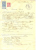 Z309 DOCUMENT VECHI -SCOALA COMERCIALA , BRAILA - ALIAVERT ? -AN 1925