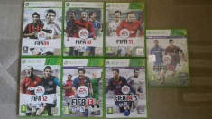 vand pachet 7 jocuri fifa xbox 360 foto