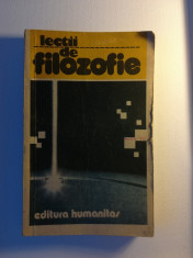 Lectii de filozofie, Humanitas 1990 foto