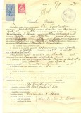 Z313 DOCUMENT VECHI -SCOALA COMERCIALA , BRAILA - ILIE CONSTANTIN -AN 1925