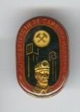 Insigna MINERIT - 20 de ani Extractie Carbune - Paroseni, 1970&#039;s