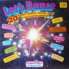 Let&amp;#039;s Dance - 20 Super Oldies (CBS 24001) disc vinil LP compilatie rock&amp;#039;n&amp;#039;roll foto