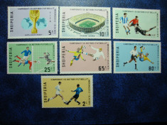 SERIE ALBANIA - CM FOTBAL MEXIC 1970 MNH foto