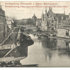 (A) carte postala(ilustrata)-FRANTA -Strassburg-Palatul Imperial