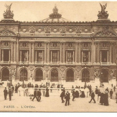 (A) carte postala(ilustrata)-FRANTA-Paris- Opera