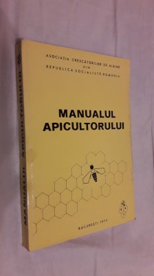 MANUALUL APICULTORULUI ANUL 1975 , STARE FOARTE BUNA . foto