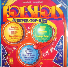 Hot-Shots (1980, K-Tel TG 1265) disc vinil compilatie pop/rock/disco foto