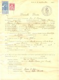 Z323 DOCUMENT VECHI -SCOALA COMERCIALA , BRAILA - ION A. LIPAN -AN 1925