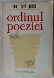Cumpara ieftin ION TRIF PLESA - ORDINUL POEZIEI (VERSURI) [editia princeps, 1987]