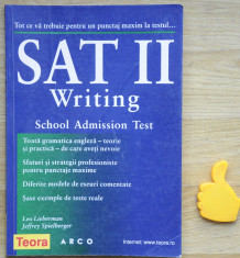 SAT II Writing School Admission Test Leo Lieberman foto