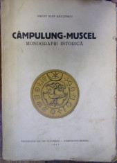 CAMPULUNG MUSCEL de PREOT IOAN RAUTESCU , MONOGRAFIE ISTORICA , CAMPULUNG MUSCEL, 1943 foto