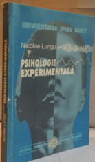 PSIHOLOGIE EXPERIMENTALA de NICOLAE LUNGU , 2001 foto