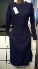 Rochie tricotata cu buzunare, mai multe culori,idee cadou Paste foto