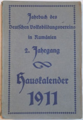 DEUTSCHEN VOLFSBILDUNGSVEREINS IN RUMANIEN , 2. FAHRGANG , 1911 foto